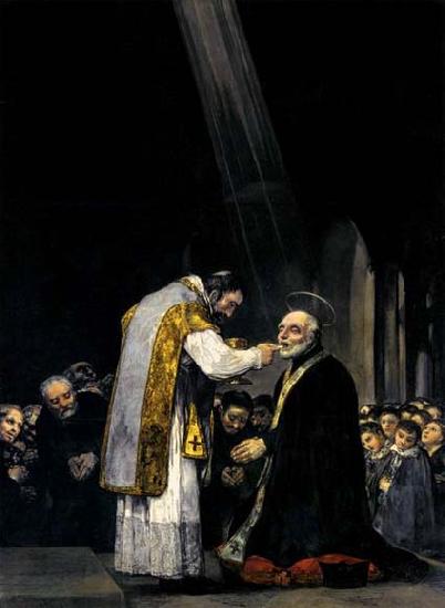 Francisco de goya y Lucientes The Last Communion of St Joseph of Calasanz